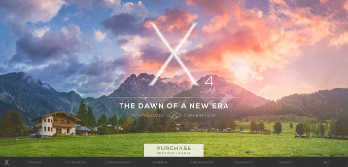 X WordPress theme screenshot