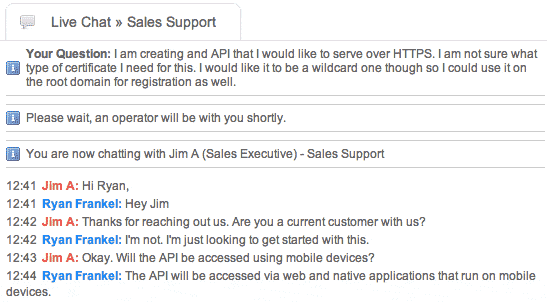The SSL Store Customer Support