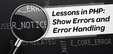 Php Show Errors