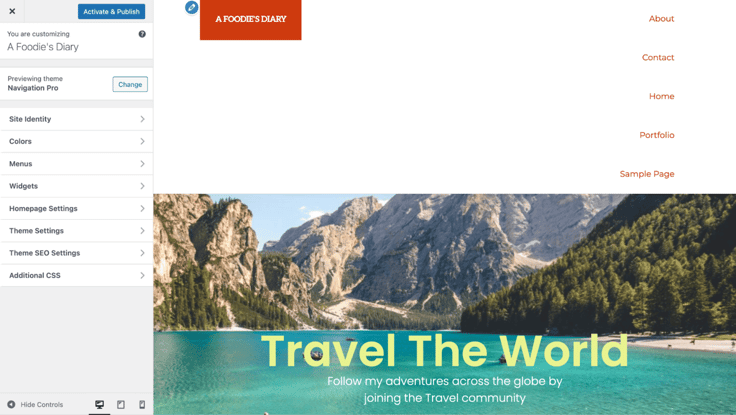 Navigation Pro theme