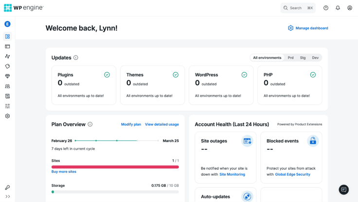 WP Engine User Portal