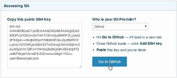 Cloud 66 dashboard copy github ssh key Cloud 66 dashboard copy github ssh key