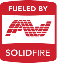 Fueled by SolidFire logo Fueled by SolidFire logo