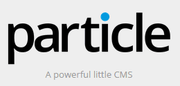 Particle CMS Logo Particle CMS Logo