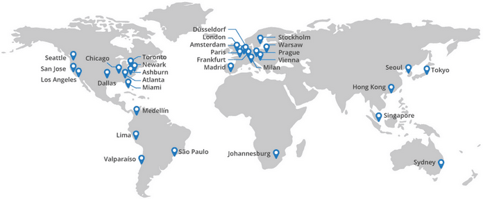 CloudFlare Global Network Locations CloudFlare Global Network Locations