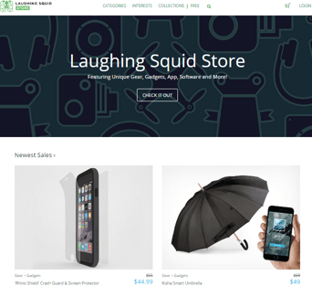 Laughing Squid store screenshot