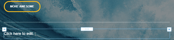 Weebly Drag-and-Drop Editor Click Text Box to Edit