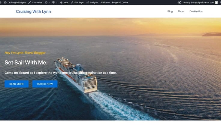 SiteGround WordPress site
