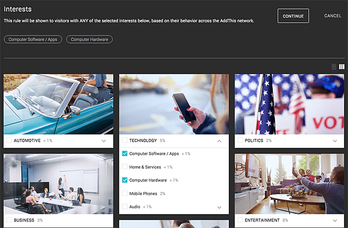 AddThis machine learning classifier discovers user interests AddThis machine learning classifier discovers user interests