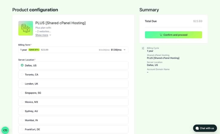 shared datacenter location shared datacenter location