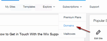 Screenshot of Subscriptions tab in Wix dashboard Screenshot of Subscriptions tab in Wix dashboard