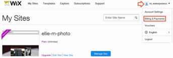 Wix Billing & Payments Settings Wix Billing & Payments Settings