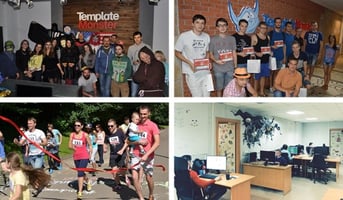 Photos of the TemplateMonster team at work and at play