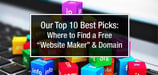 10 Best Website Makers with Free Domain Name