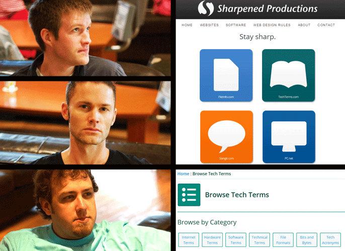 The Team That Works on TechTerms and Other Sharpened Productions Properties The Team That Works on TechTerms and Other Sharpened Productions Properties