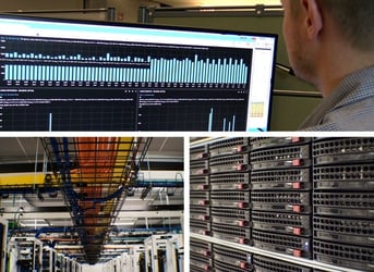 SingleHop monitoring, cables, and servers at one of their datacenters