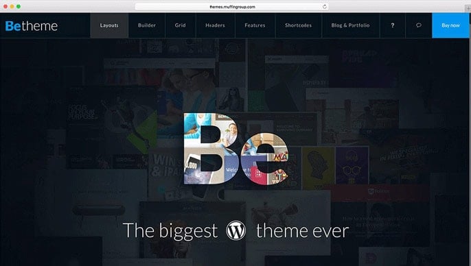BeTheme WordPress theme screenshot BeTheme WordPress theme screenshot