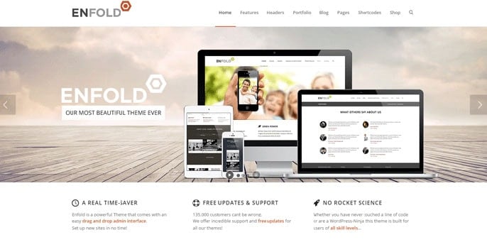 Enfold WordPress theme screenshot Enfold WordPress theme screenshot
