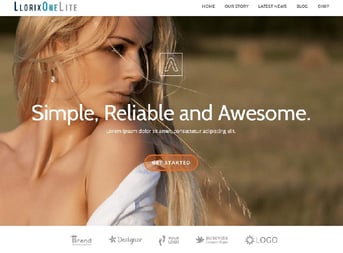 Llorix One Lite WordPress theme screenshot