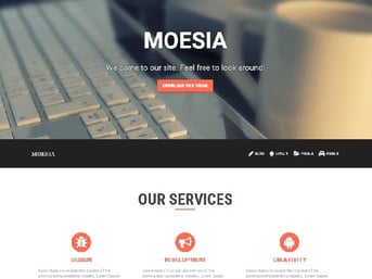 Moesia WordPress theme screenshot