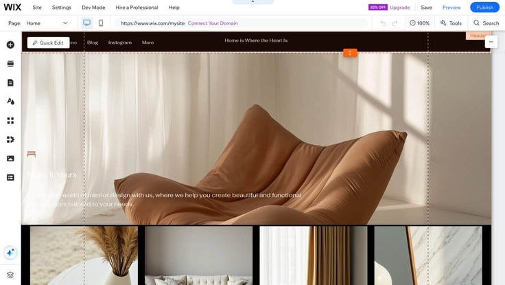 wix site builder