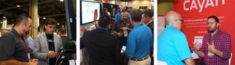 Photos from Cayan's RetailNOW booth