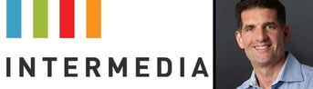 Photo of Eric Weiss and Intermedia logo