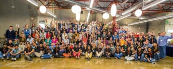 Group picture of developers who attended Zoholics