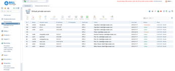 Screenshot of BILLmanager demo