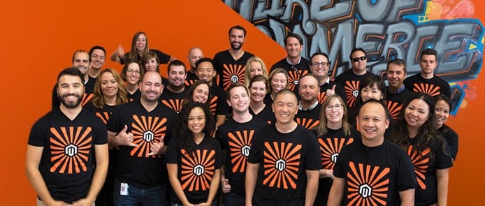 Group shot of Magento employees Group shot of Magento employees
