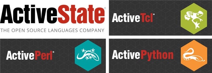 ActiveState logo with ActiveTcl, ActivePerl, and ActivePython logos ActiveState logo with ActiveTcl, ActivePerl, and ActivePython logos