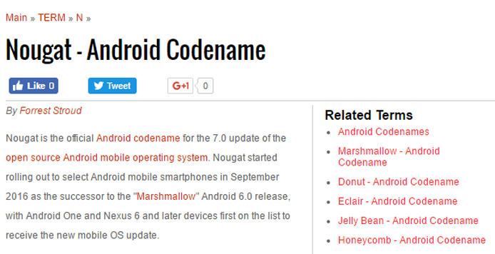 Definition of Nougat