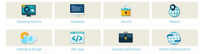 Screenshot of Interoute applications screen Screenshot of Interoute applications screen