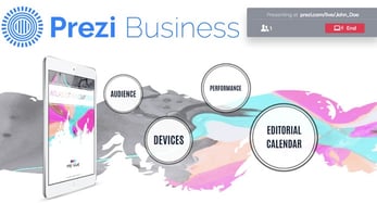 Screenshot of Prezi Business 