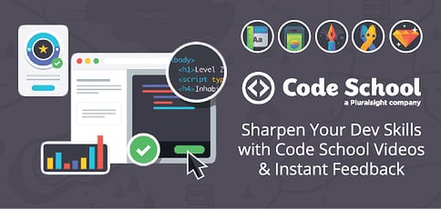 Sharpen Your Dev Skills with Code School — Gamified In-Browser Challenges, Entertaining Videos, and Real-Time Feedback Sharpen Your Dev Skills with Code School — Gamified In-Browser Challenges, Entertaining Videos, and Real-Time Feedback
