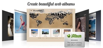 Screenshots of jAlbum galleries
