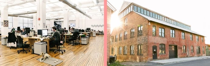 Photos of interior and exterior of Etsy's headquarters Photos of interior and exterior of Etsy's headquarters