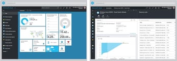 Screenshots of Azure's management portal