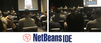Photo of people attending a lecture at NetBeans Day Photo of people attending a lecture at NetBeans Day
