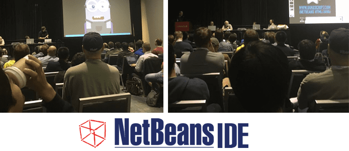 Photo of people attending a lecture at NetBeans Day Photo of people attending a lecture at NetBeans Day