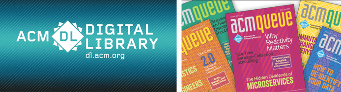 Photo of ACM publications and digital library Photo of ACM publications and digital library