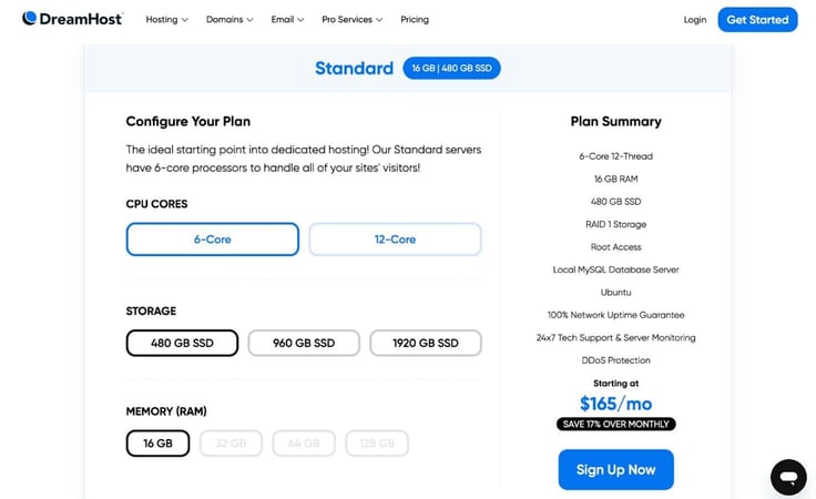 DreamHost dedicated hosting plans DreamHost dedicated hosting plans