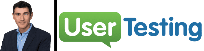 Brian Smith's headshot and UserTesting logo