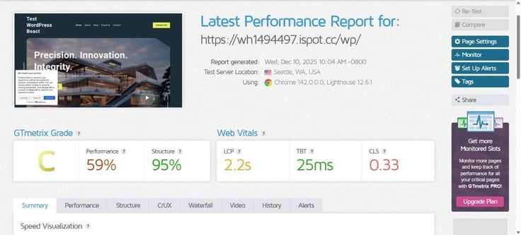 InterServer WordPress performance InterServer WordPress performance