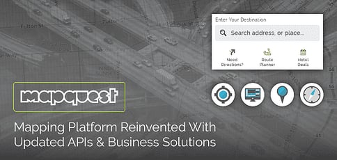 MapQuest Reinvented — Featuring Business-Focused APIs, an Acquisition of SocialRadar, and Targeted Local Advertising Opportunities MapQuest Reinvented — Featuring Business-Focused APIs, an Acquisition of SocialRadar, and Targeted Local Advertising Opportunities