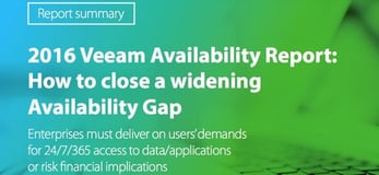 Cover of Veeam Availability Report