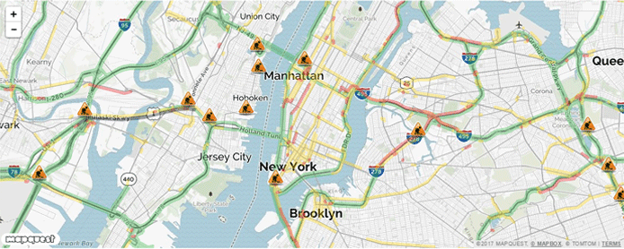 MapQuest's Traffic plugin MapQuest's Traffic plugin