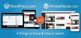 WordPress.com vs. WordPress.org : 4 Things to Know &amp; How to Switch (Sep. 2021)