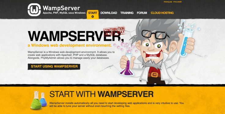 WampServer screenshot WampServer screenshot