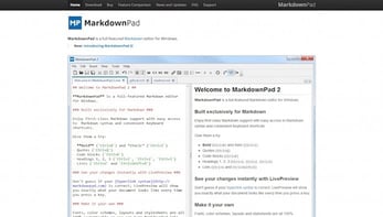 MarkdownPad screenshot